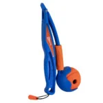 Aruncător pentru mingi cu minge de cauciuc, pliabil, 46 cm desfăcut – Chuckit! Fetch & Fold Launcher Mini - imagine 2