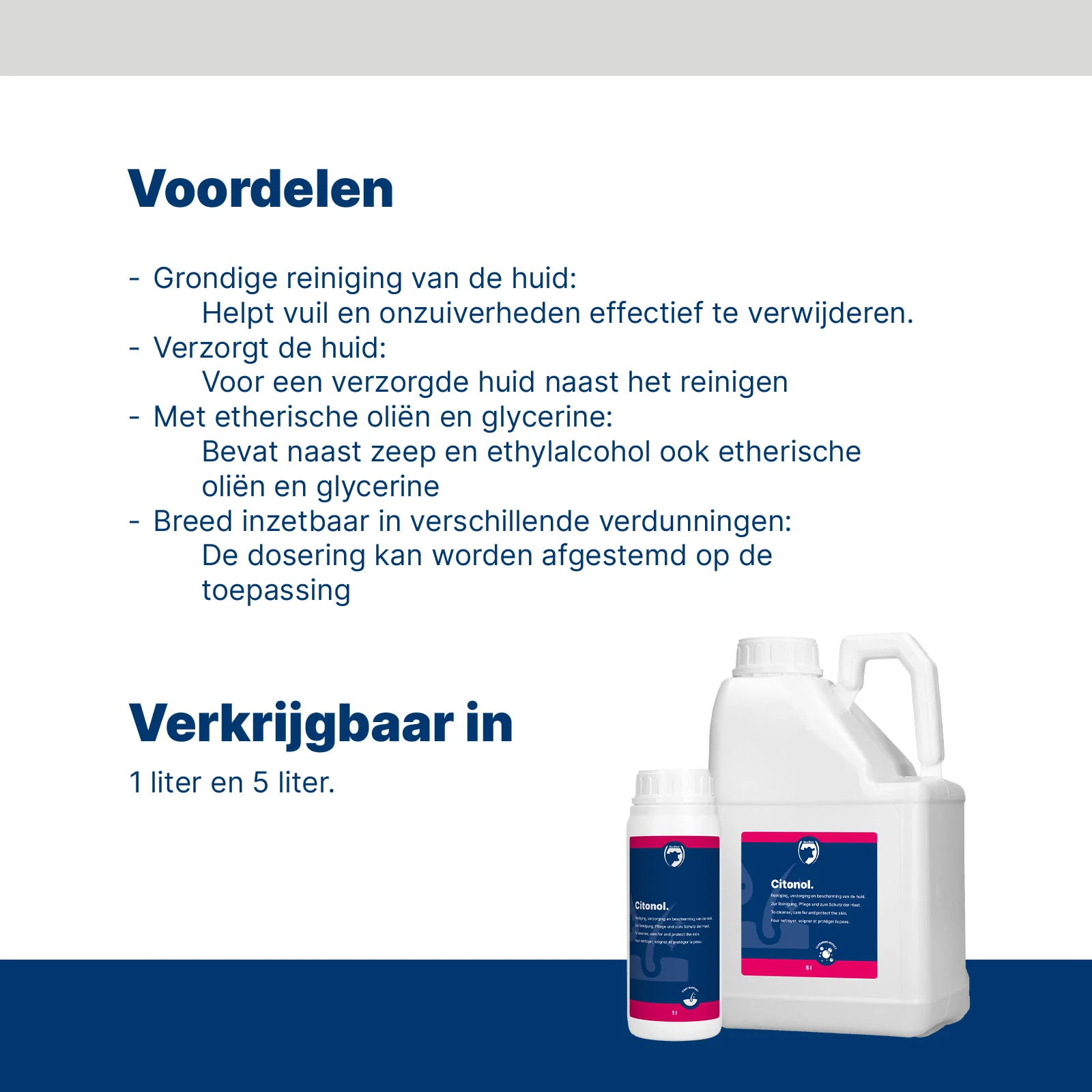 Soluție de curățare a pielii mameloanelor și a ongloanelor, 5 l – Excellent Citonol - imagine 4