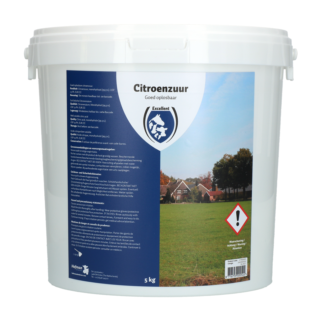 Citroenzuur voor Reiniging, 5 kg – Excellent Citroenzuur Acid citric pentru curățare, 5 kg – Excellent Citroenzuur