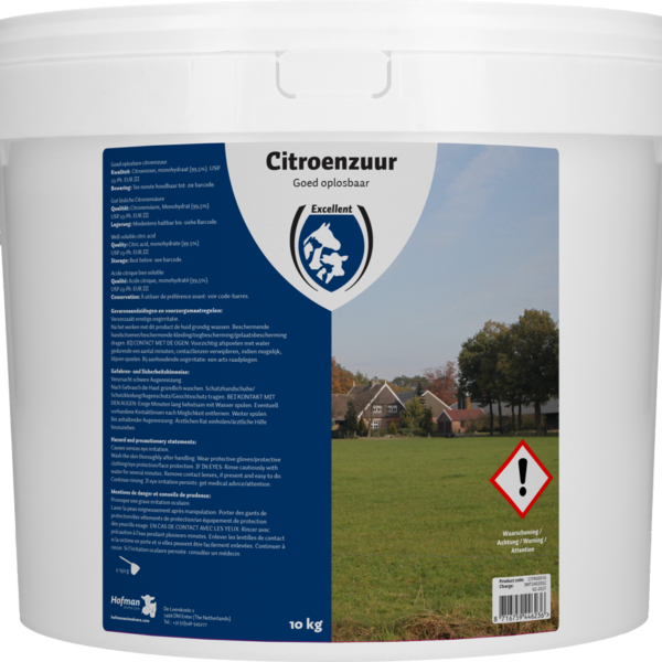 Acid citric pentru curățare, 10 kg – Excellent Citroenzuur