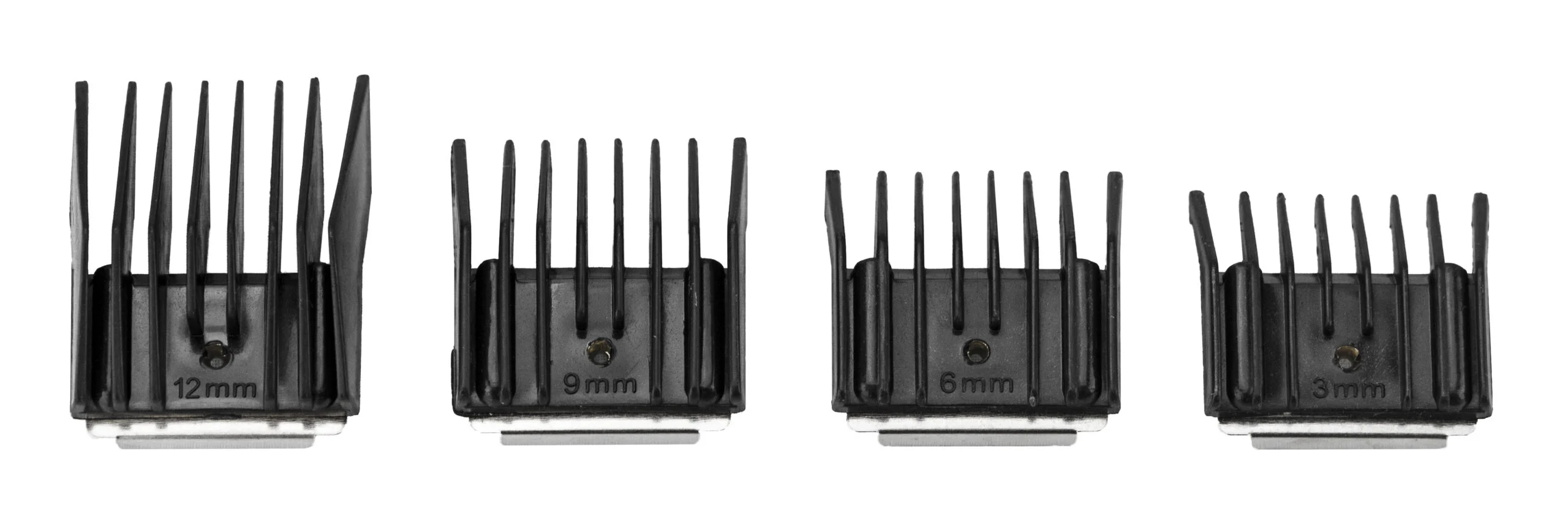 Set de piepteni distanțieri pentru mașină de tuns, 4 bucăți, 3 până la 12 mm - imagine 2