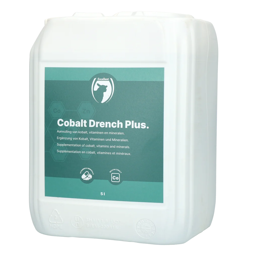 Drenaj cu cobalt pentru ovine și bovine, 5 l – Excellent Cobalt Drench Plus - imagine 1