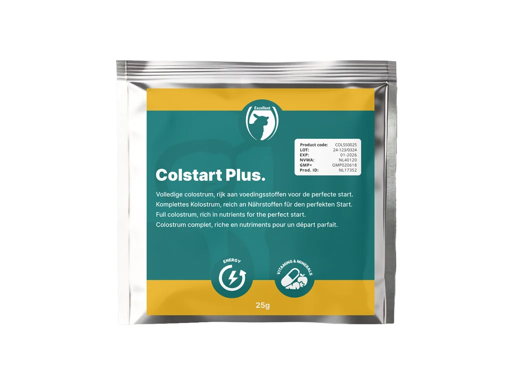 Pulbere de colostru pentru miei nou născuți, 10 x 25 g – Excellent Colstart Plus - imagine 2