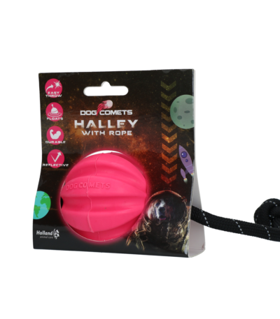 Jucărie pentru câini cu frânghie, roz – Dog Comets Halley