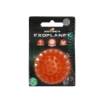 Minge pentru câini cu țepi și chițăitor, S 5 cm, portocalie – Dog Comets Exoplanet
