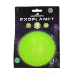 Minge pentru câini în formă de arici, cu fluier, verde, L, 10,5 cm – Dog Comets Exoplanet