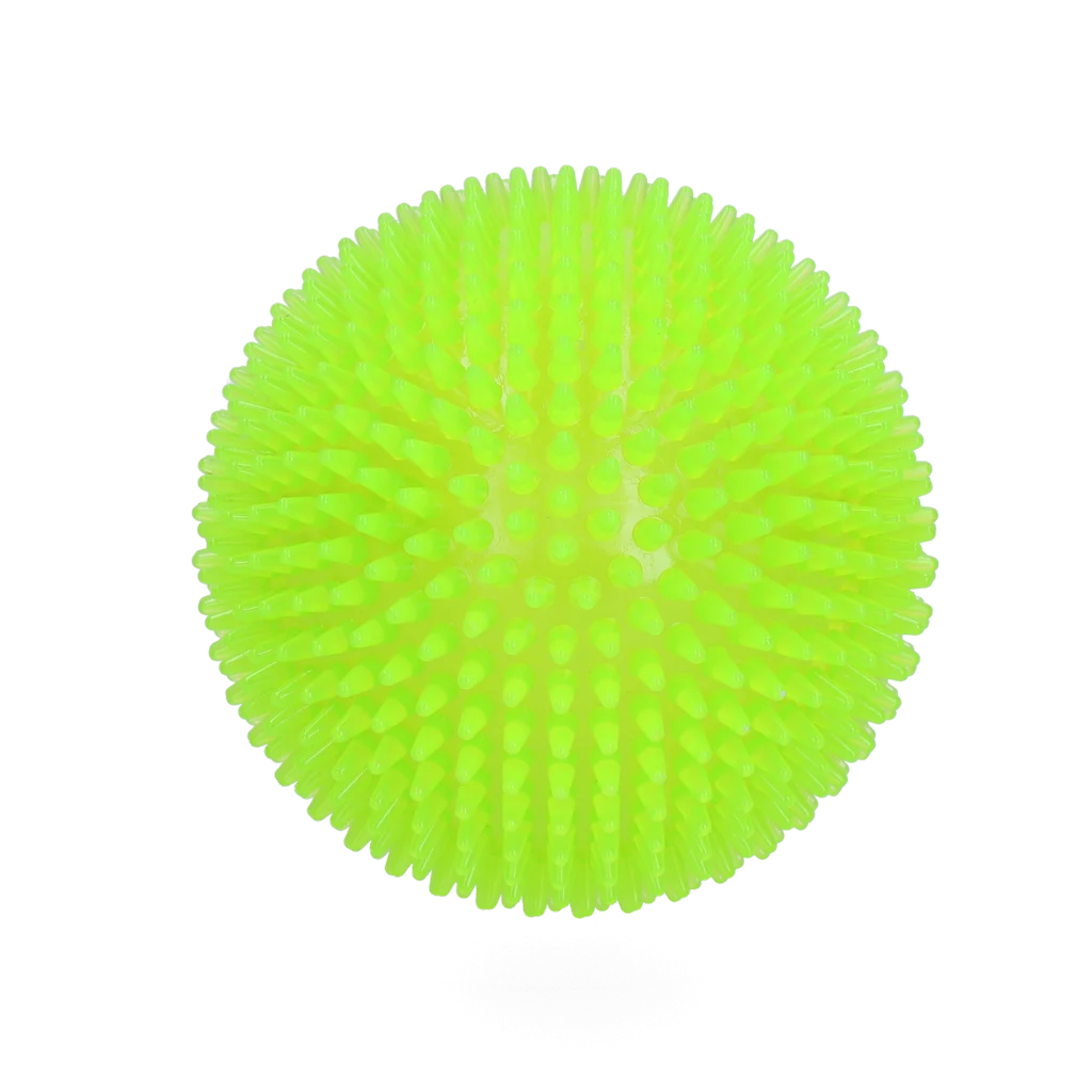 Minge pentru câini în formă de arici, cu fluier, verde, L, 10,5 cm – Dog Comets Exoplanet - imagine 2