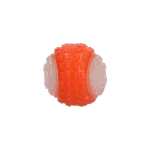 Minge pentru câini cu element luminos și piuitor S, 5 cm, portocaliu – Dog Comets Glow In The Dark Moon Ball - imagine 3