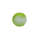 Minge pentru câini cu parte luminoasă și dispozitiv care piuie S, 5 cm, verde – Dog Comets Glow In The Dark Moon Bal - imagine 2
