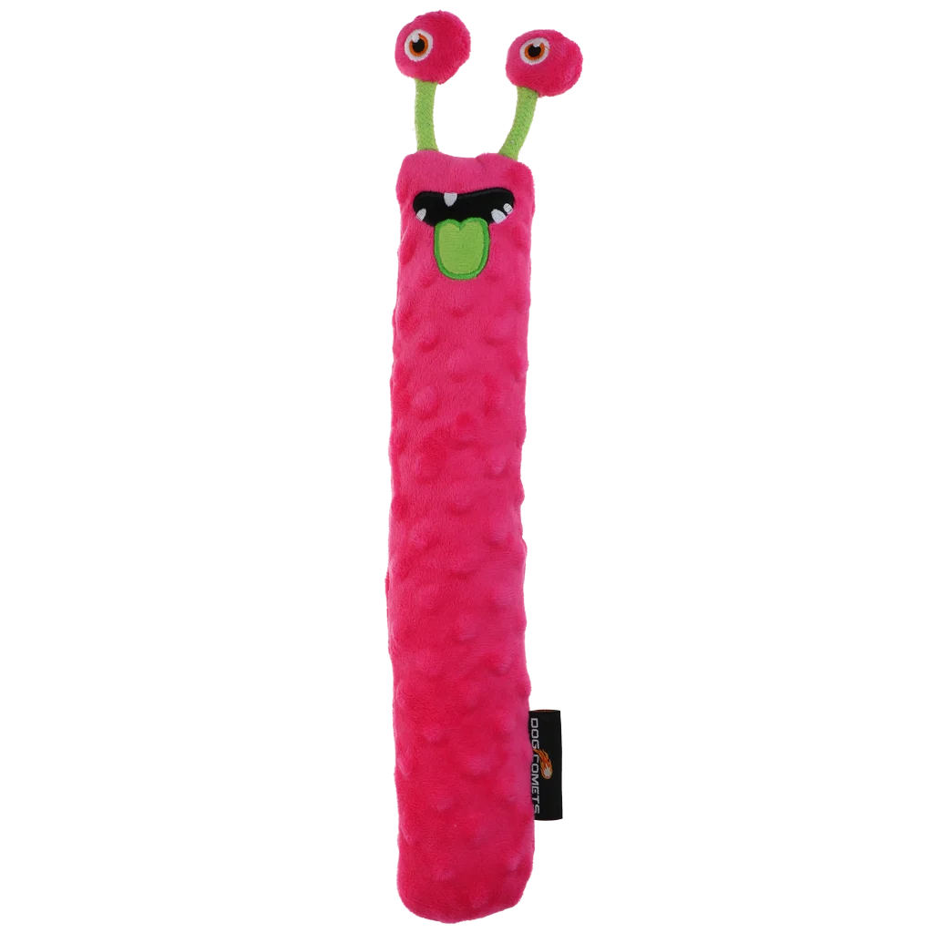 Jucărie de aport pentru câini din pluș, cu chițăitoare, roz L, 32 cm – Dog Comets Invaders - imagine 2