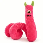 Jucărie mare pentru câini, din pluș, cu 3 chițăitoare, roz, 150 cm – Dog Comets Invaders XXL - imagine 2