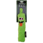 Jucărie de aport pentru câini, din pluș, cu chițăitoare, verde M, 22,5 cm – Dog Comets Invaders