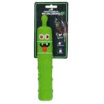 Jucărie din latex pentru câini, cu chițăitoare, verde M – Dog Comets Latex Invaders