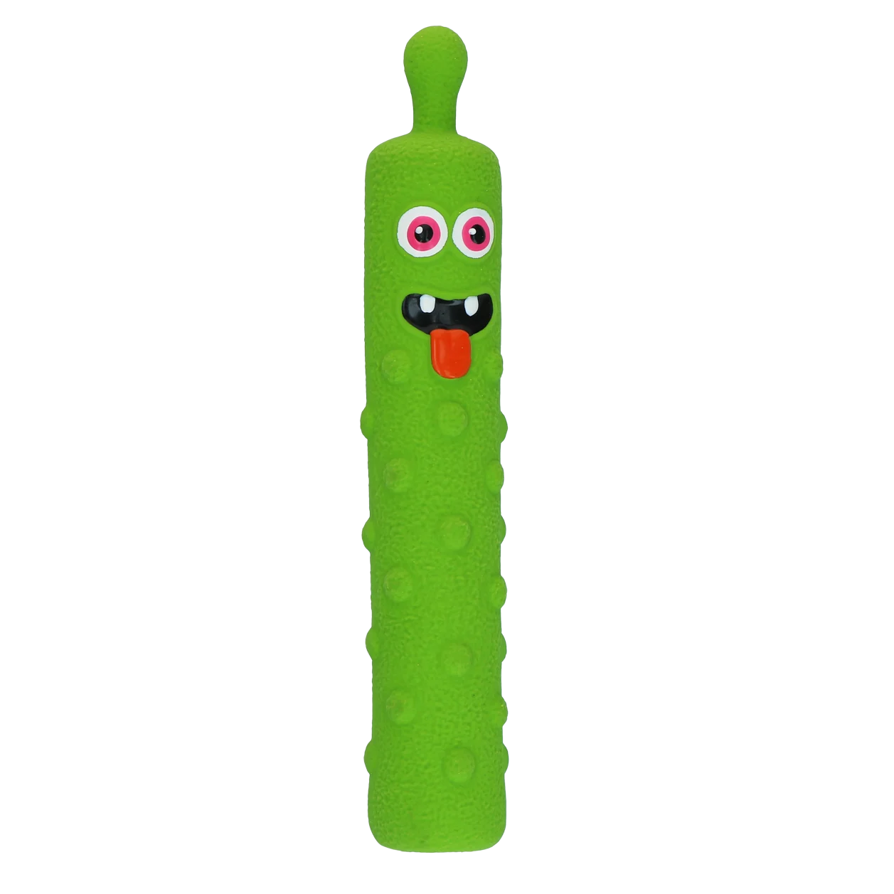 Jucărie din latex pentru câini, cu chițăitoare, verde M – Dog Comets Latex Invaders - imagine 2