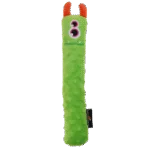 Jucărie de aport pentru câini, din pluș, cu chițăitoare, verde L, 32 cm – Dog Comets Invaders - imagine 2