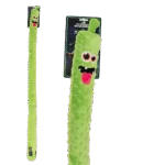 Jucărie mare de pluș pentru câini, cu 3 piuitoare, verde, 150 cm – Dog Comets Invaders XXL