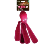 Jucărie pentru câini cu chițăitoare și tentacule foșnitoare, L 37 cm, roz – Dog Comets Alien Octo