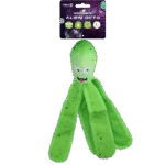 Jucărie pentru câini cu chițăitoare și tentacule foșnitoare, L 37 cm, verde – Dog Comets Alien Octo