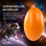 Jucărie de aport pentru câini, plutitoare, 20 cm, portocalie – Dog Comets Pan-Stars - imagine 5
