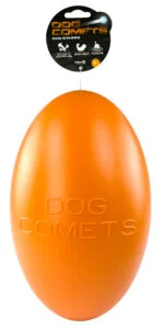 Jucărie de aport pentru câini, plutitoare, 30 cm, portocalie – Dog Comets Pan-Stars