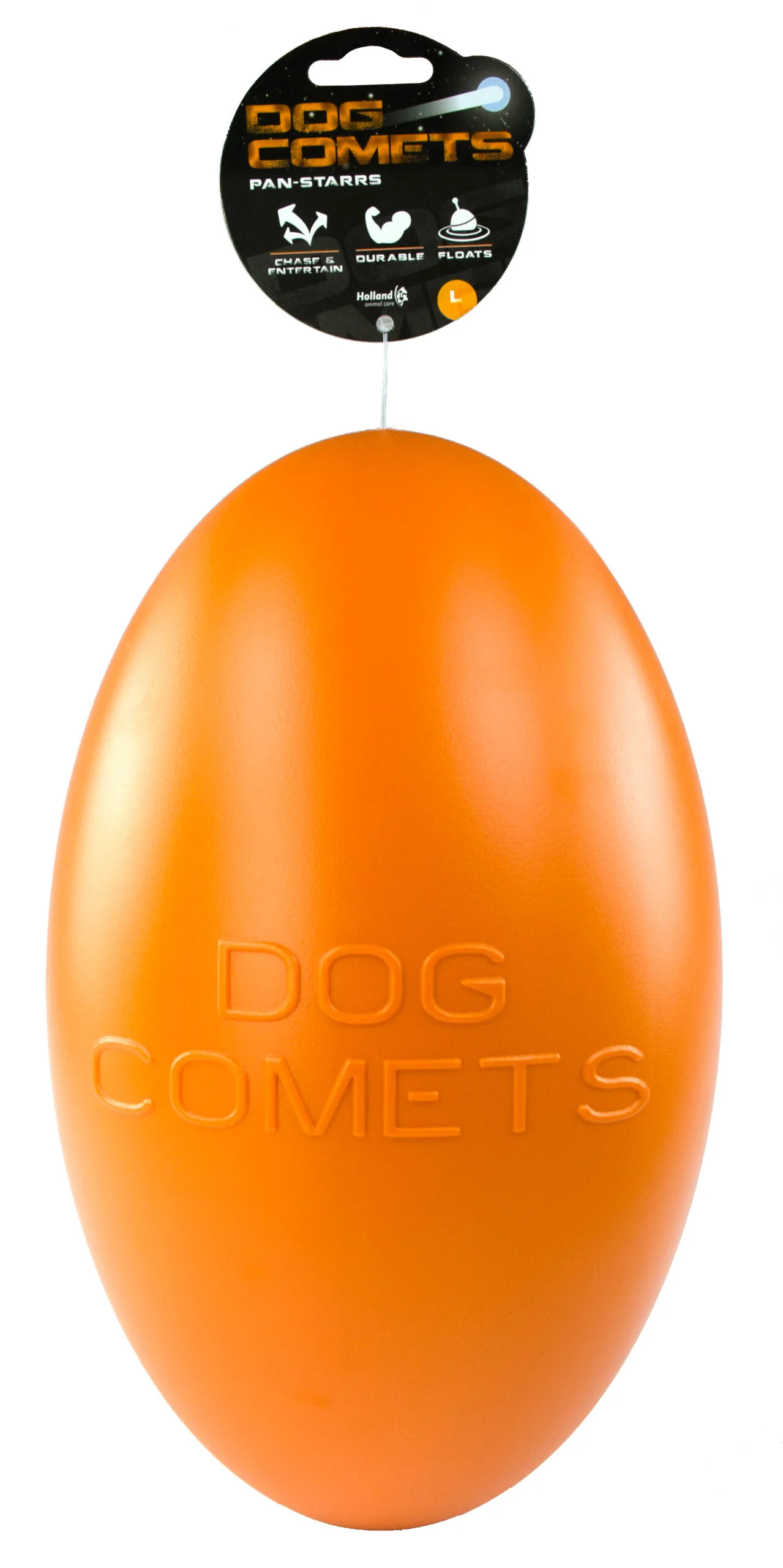 COME021.jpg Jucărie de aport pentru câini, plutitoare, 30 cm, portocalie – Dog Comets Pan-Stars - imagine 1