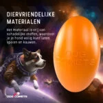 Jucărie de aport pentru câini, plutitoare, 30 cm, portocalie – Dog Comets Pan-Stars - imagine 4
