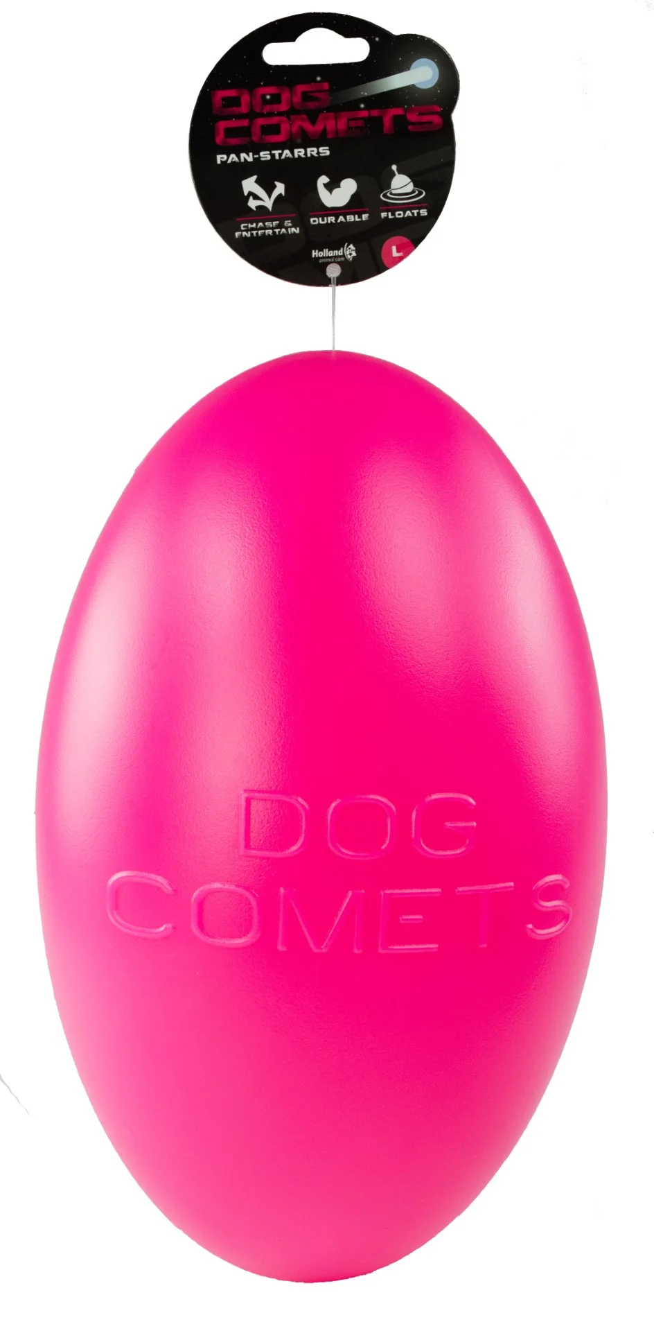 Jucărie de aport pentru câini, plutitoare, 30 cm, roz – Dog Comets Pan-Stars - imagine 1