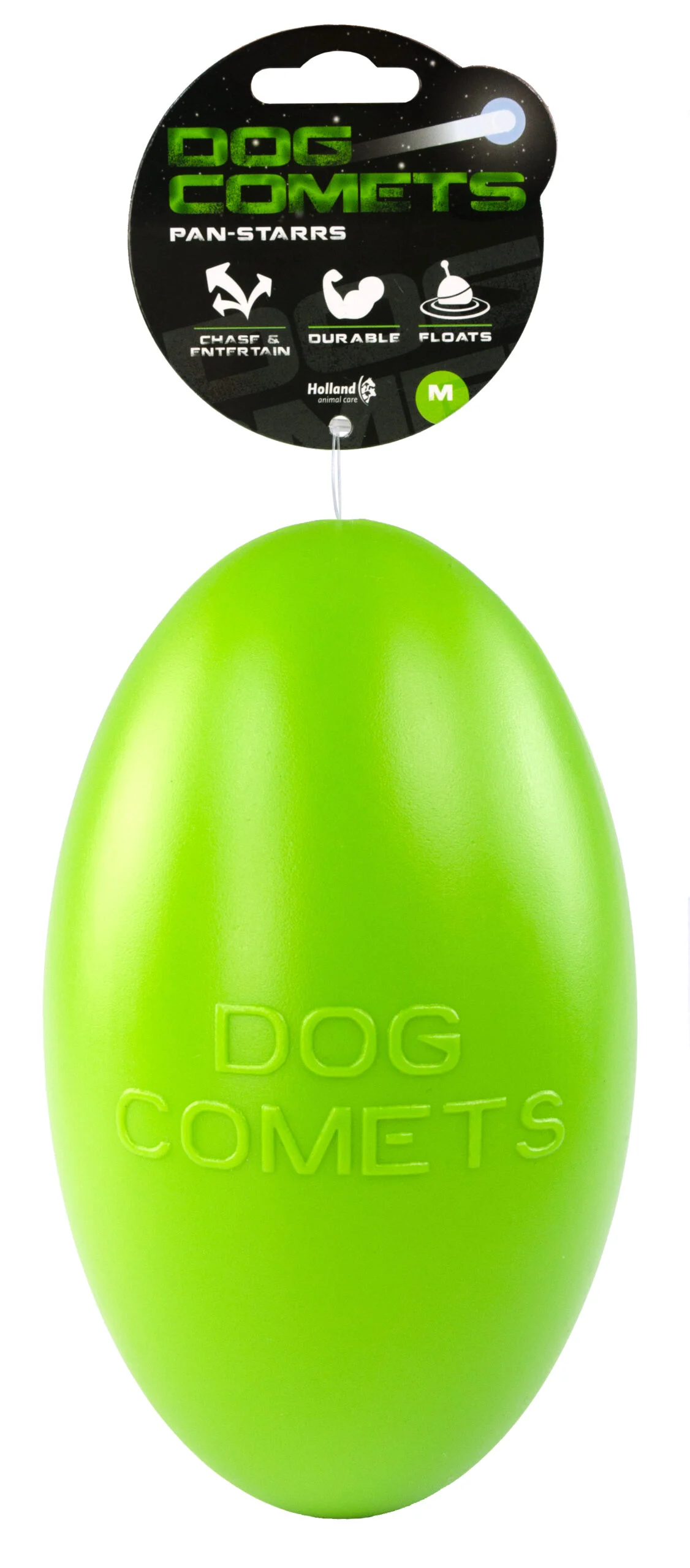 Jucărie de aport pentru câini, plutitoare, 20 cm, verde – Dog Comets Pan-Stars - imagine 1