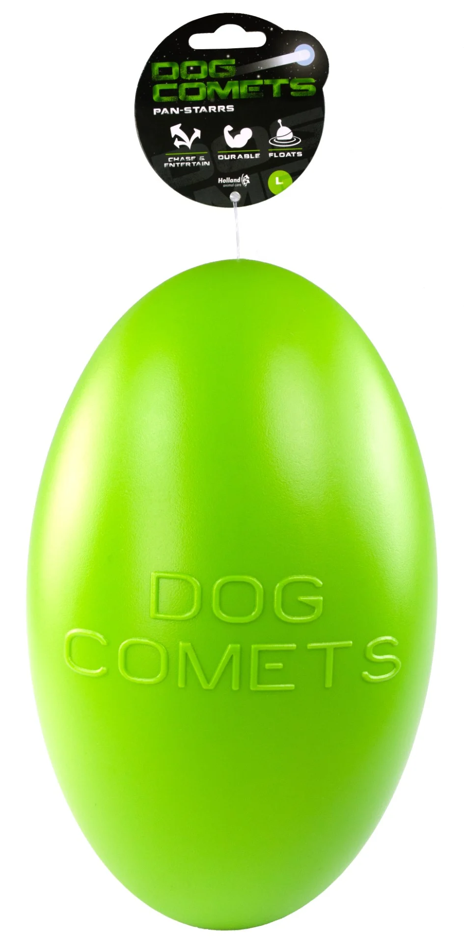 Jucărie de aport pentru câini, plutitoare, 30 cm, verde – Dog Comets Pan-Stars - imagine 1