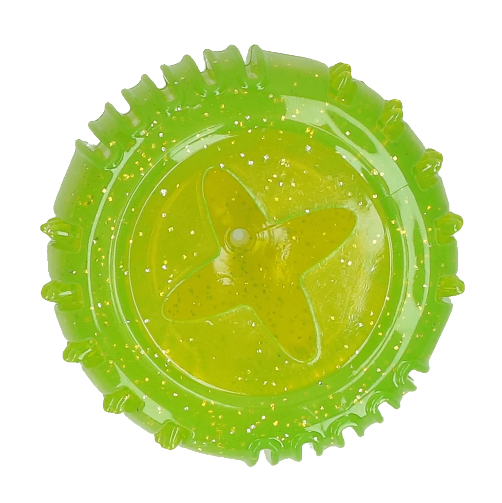 Jucărie de recompensă din cauciuc TPR, verde, ø 7 cm – Dog Comets Ceres - Treat Locker - imagine 3