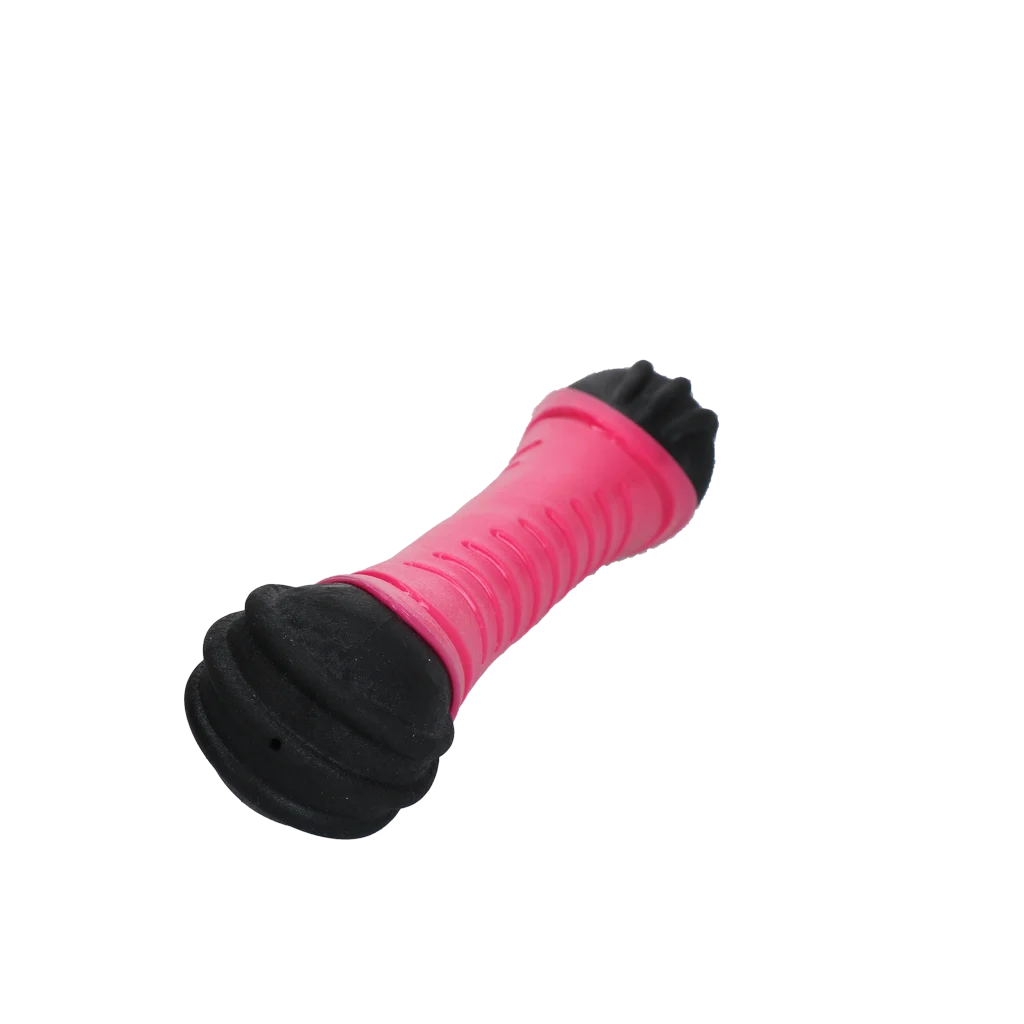 Băț de aport pentru câini cu piuitoare, 24 cm, roz – Dog Comets Asteroid - imagine 2