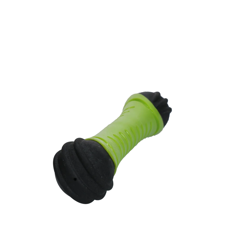 Băț de aport cu piuitor, verde L, 31 cm – Dog Comets Asteroid Werpstok - imagine 2