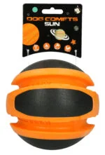 Minge care sare pentru câini, portocalie, 14 cm – Dog Comets Planets - imagine 2
