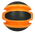 Minge care sare pentru câini, portocalie, 14 cm – Dog Comets Planets - imagine 3