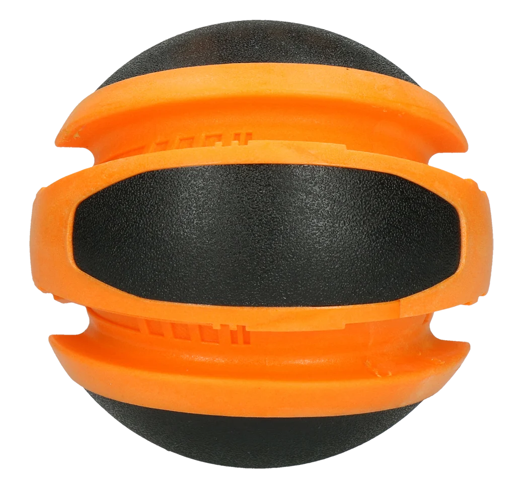 Minge care sare pentru câini, portocalie, 14 cm – Dog Comets Planets - imagine 3