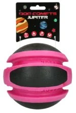 Minge care sare pentru câini, roz, 14 cm – Dog Comets Planets - imagine 2