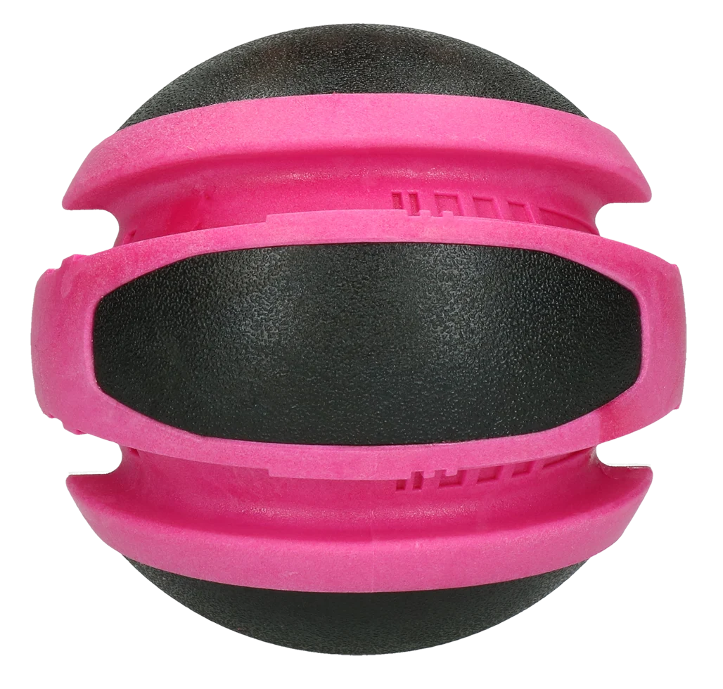 Minge care sare pentru câini, roz, 14 cm – Dog Comets Planets - imagine 3