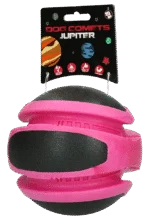 Minge care sare pentru câini, roz, 14 cm – Dog Comets Planets