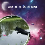 Aportor cu frânghie, plutitor, 20 x 4 x 4 cm, Roz – Dog Comets Orion - imagine 4