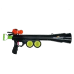 Lansator de mingi pentru câini, cu 2 mingi de tenis, mărimea M, 61 × 18 cm – Dog Comets Comet Launcher