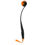 Aruncător de mingi pentru câini, cu minge de tenis M, 48 cm, portocaliu – Dog Comets Launcher - imagine 2