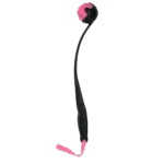 Lansator de mingi pentru câini cu minge de tenis M, 48 cm, roz – Dog Comets Launcher - imagine 2