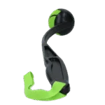 Lansator de mingi pentru câini cu minge de tenis M, 48 cm, verde – Dog Comets Launcher - imagine 3