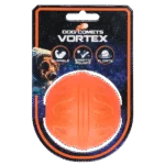 Minge pentru câini cu săritură imprevizibilă, plutitoare, portocalie – Dog Comets Vortex