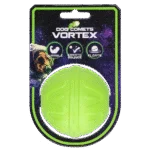 Minge pentru câini cu ricoșeu imprevizibil, plutitoare, verde – Dog Comets Vortex