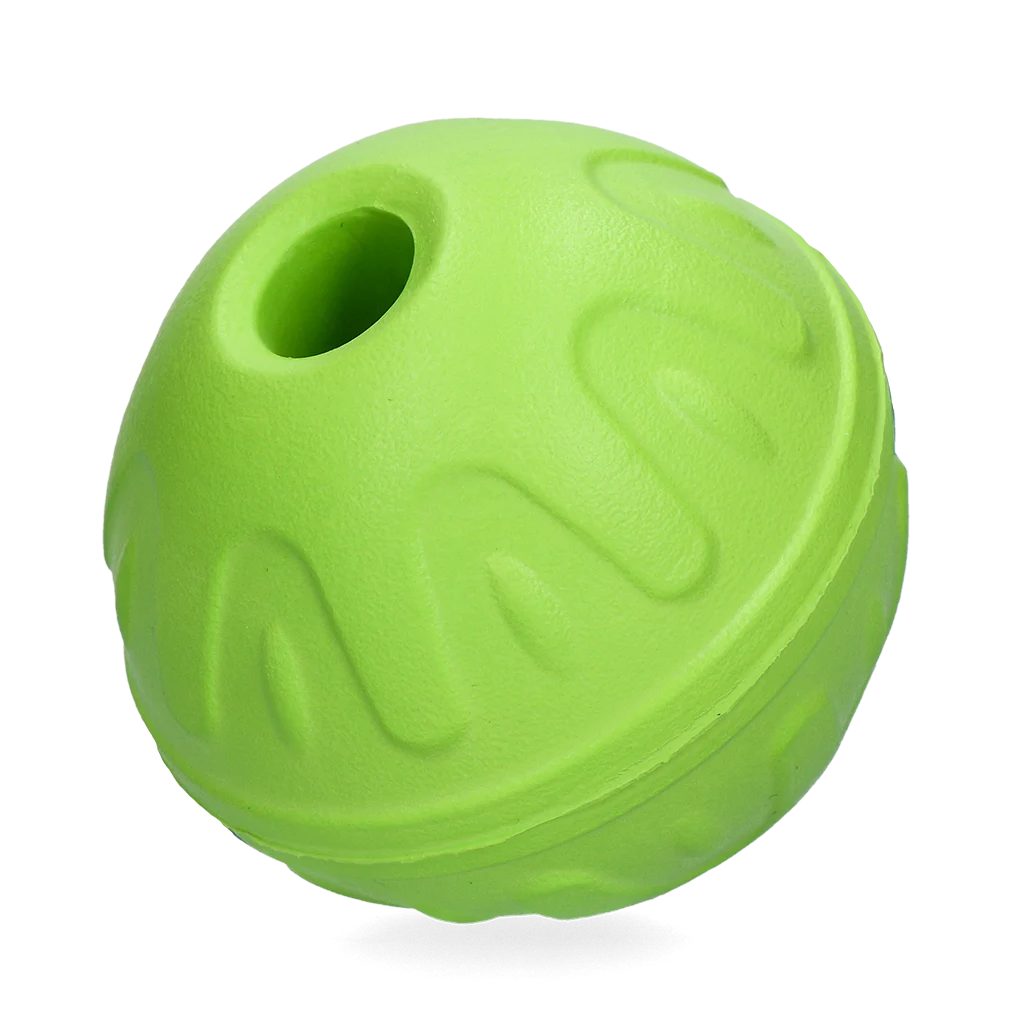 Minge pentru câini cu ricoșeu imprevizibil, plutitoare, verde – Dog Comets Vortex - imagine 2