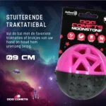 Minge pentru recompense din cauciuc, cu piuitor, roz – Dog Comets Moonstone - imagine 5