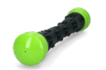 Băț de aport din cauciuc cu chițăitoare L, 32 cm, verde – Dog Comets Meteor - imagine 2