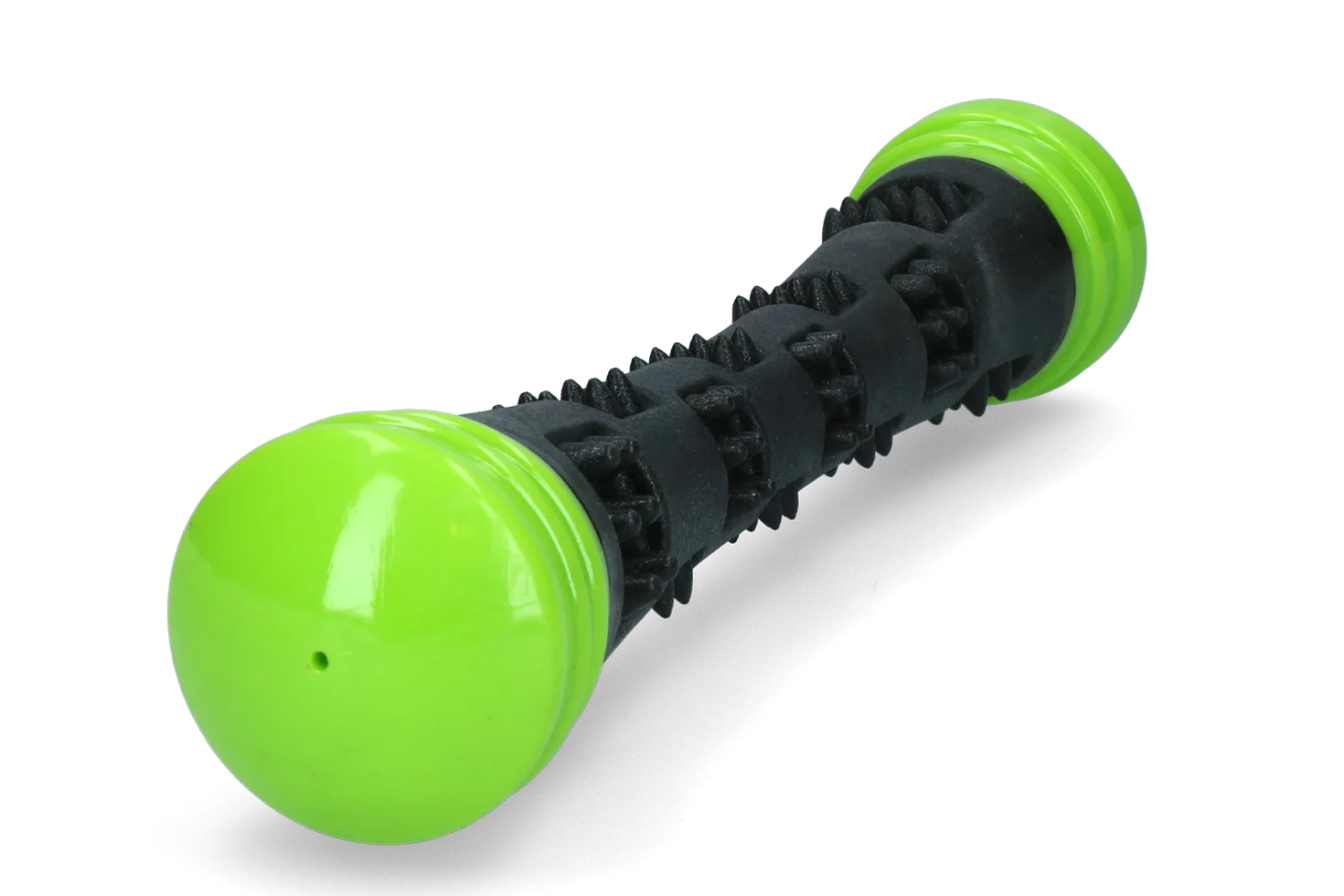 Băț de aport din cauciuc cu chițăitoare L, 32 cm, verde – Dog Comets Meteor - imagine 2