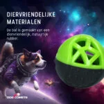 Minge din cauciuc pentru recompense, cu piuitor, verde – Dog Comets Moonstone - imagine 6